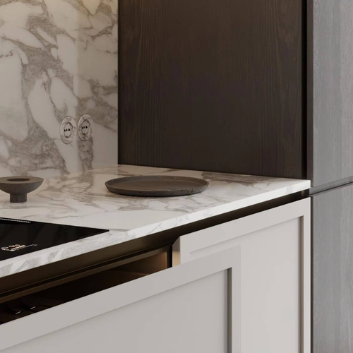 Custom Modern Solid Wood MDF Melamine Lacquer Artificial Marble Hinge Sink Dining Application Ready-to-Assemble Storage Kitchen