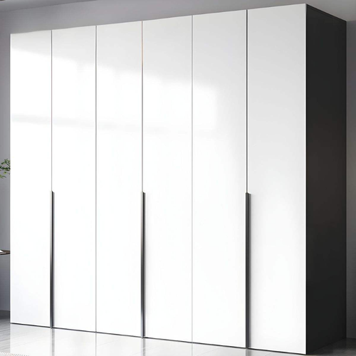 High End Clothes Cabinet Wardrobe Closets Wooden Bedroom Cabinet and Glass Door Wardrobe
