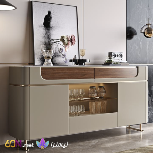خزانة جانبية فاخرة بتصميم عصري