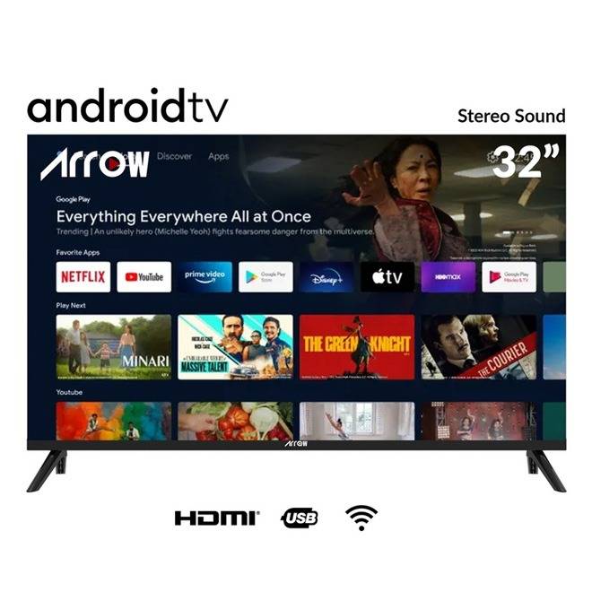 تلفزيون ذكي LED - ARROW - 32 بوصة - Full HD (Android 14) -RO-32LPS