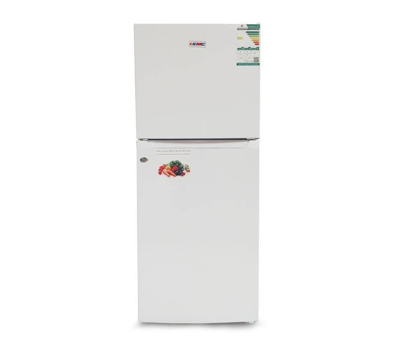 ثلاجة بفريزر علوي - كي إم سي - 11 قدم مكعب - أبيض KMF-320-H