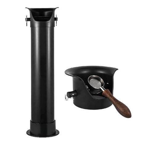 وعاء التخلص من بقايا الاسبريسو للمقاهي والكافيهات ابيض - اسود  Coffee knock-box tower white