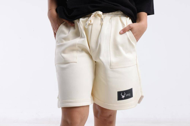 Light beige shorts