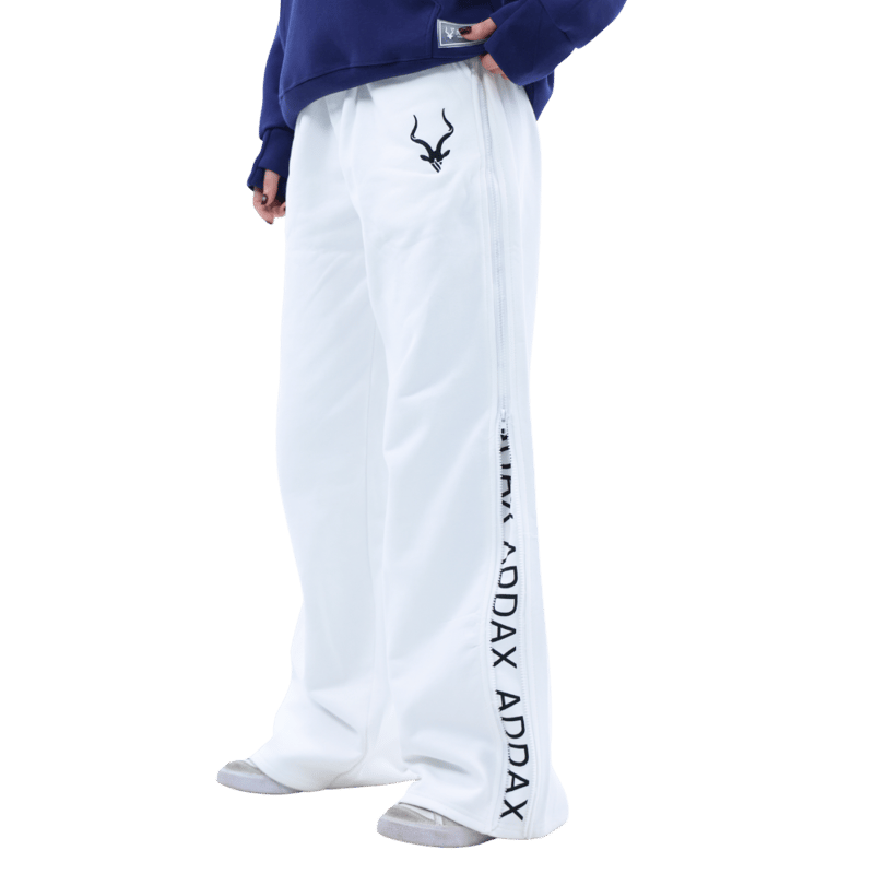 بنطال ADDAX White ZipLine