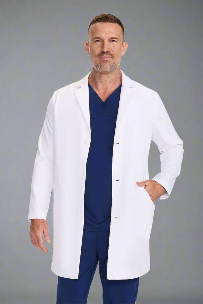 لاب كوت مقاوم للماء للرجال بطول 36 بوصة من HH White Coat HH404