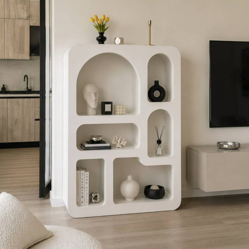 دولاب تحف وهدايا خشبي بتصميم عصري  Rovica