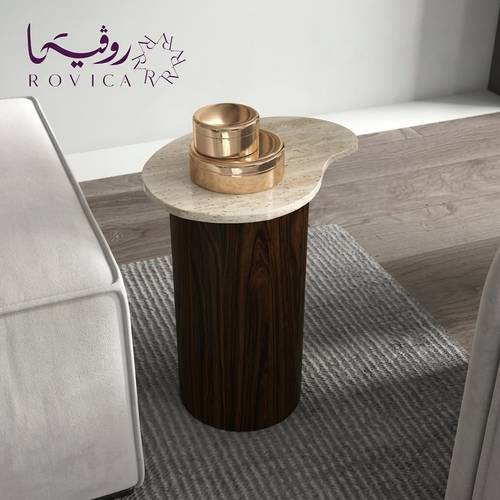 طاولة خدمة خشب بسطح بديل رخام  Rovica