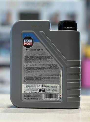 Liqui Moly | Top Tec 6600 0W-20 Fully Synthetic Engine Oil - 1L