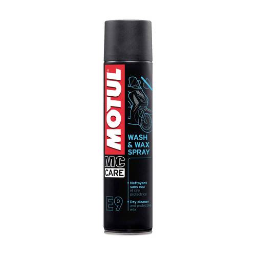 MOTUL | MC CARE E9 Wash & Wax Spray Dry Cleaner and Protective Wax - 400 mL