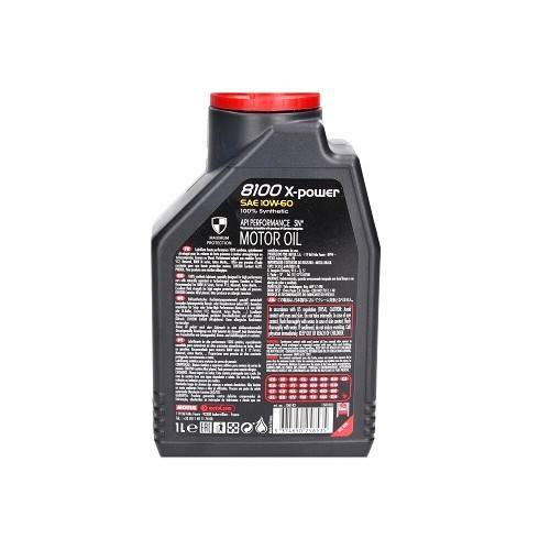 Motul | 8100 X-power 100% Synthetic 10W-60 Engine Oil - 1L