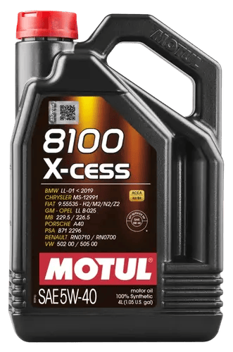 Motul | 8100 X-cess Gen2 5W-40 Full Synthetic Motor Oil - 4L