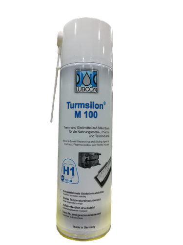 LUBCON | TURMSILON M 100 SILICONE SPRAY Food Grade H1 Separating and Sliding Agent - 500mL