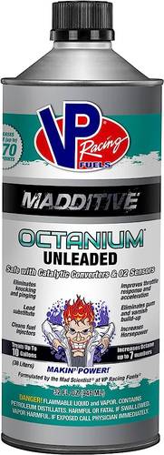 معزز ومحسن أوكتان بنزين خالي من الرصاص - 946 مل /VP RACING OCTANIUM RACING FUEL ADDITIVE  946ML