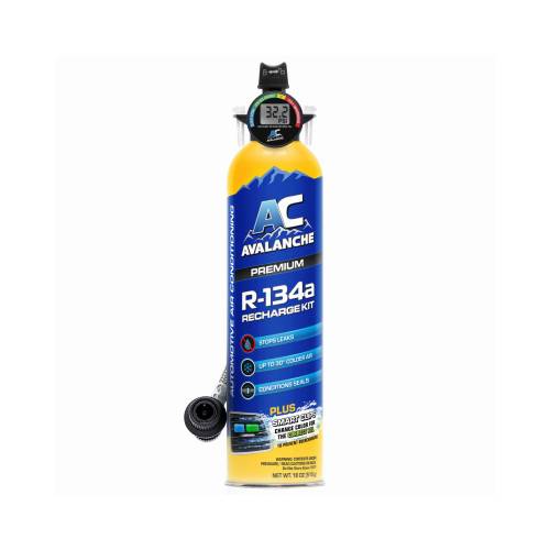 AVALANCHE A/C PREMIUM R-134A RECHARGE KIT SMART USA
