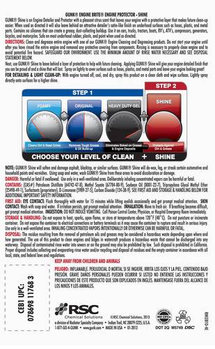 GUNK ENGINE PROTECTOR SHINE 424G #2