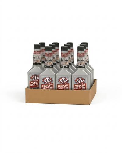 STP | Wholesale Carton Complete Fuel System Cleaner & Petrol Performance Booster - 500mL × 12 Bottles