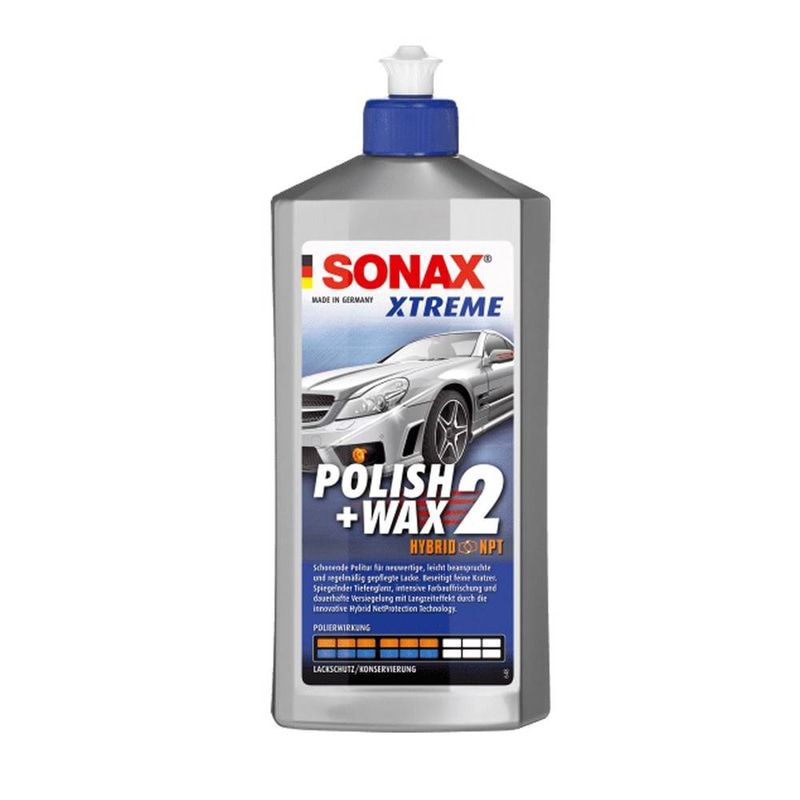 SONAX XTREME POLISH+WAX 2 HYBRID NPT 500ML