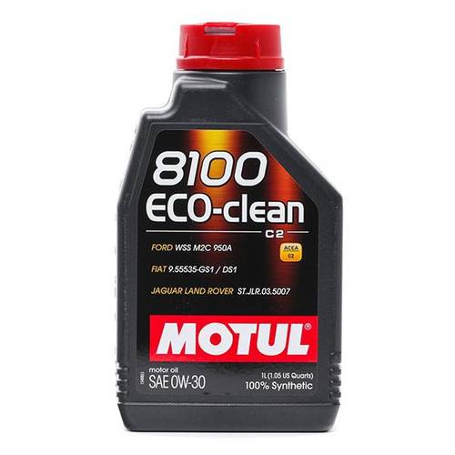 Motul | 8100 Eco-clean Motor Oil 0W-30 100% Synthetic - 1L