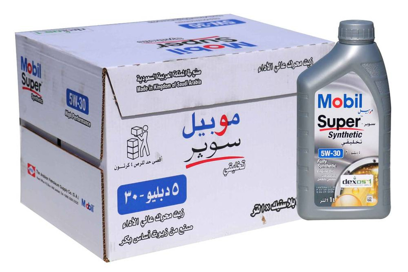 Mobil Super | 5W-30 Fully Synthetic Engine Oil Carton - 12 Liters
