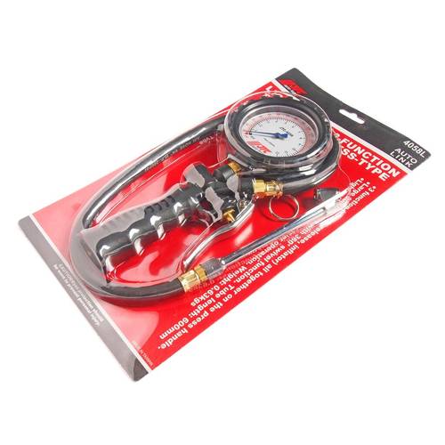 JTC-4058L LIGHTWEIGHT 3-FUNCTION TIRE GAUGE (PRESS-TYPE)