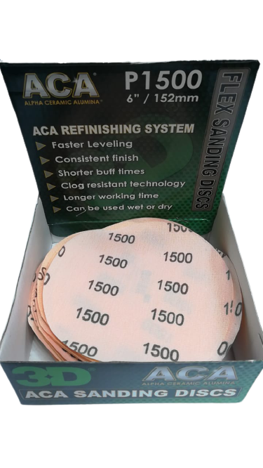 3D SAND PAPER ACA ORANGE FLEX P1500