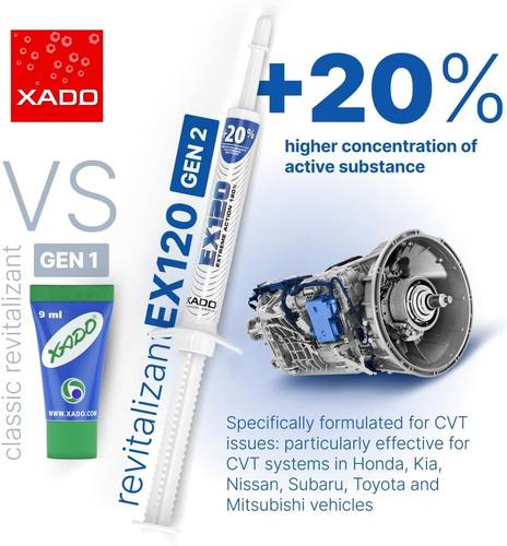 XADO | EX120 Revitalizant for Automatic Transmission Upgrade Version - 8mL