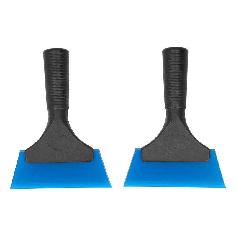 VOLT | BLUE RUBBER SQUEEGEE WITH HANDLE FOR GLASS CLEANING AND TINT INSTALLATION