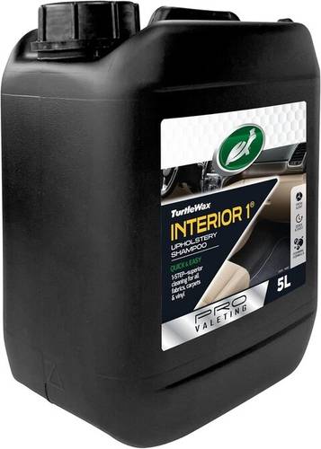 TURTLE WAX | PRO VALETING INTERIOR 1 UPHOLSTERY SHAMPOO - 5L