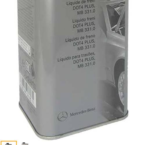 MERCEDES-BENZ | Genuine Brake Fluid DOT 4 PLUS Germany - 1L