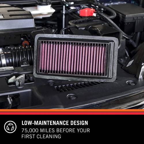 K&N | High-Flow Replacement Air Filter for Mitsubishi Pajero Models (2001-2026)