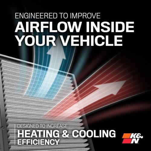 K&N | High Performance Cabin Air Filter for Cadillac Vehicles (2003-2015)