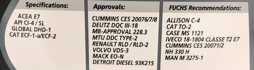Fuchs | Titan Truck Plus 15W-40 Diesel & Gasoline Engine Oil - 5L