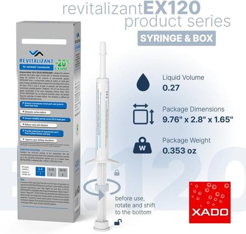 XADO | EX120 Revitalizant for Automatic Transmission Upgrade Version - 8mL