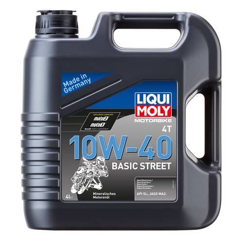 Liqui Moly | Motorbike 4T 10W-40 Basic Street Engine Oil - 4L