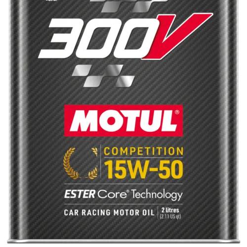 Motul | 300V Competition 100% Synthetic 15W-50 Racing Motor Oil - 2L