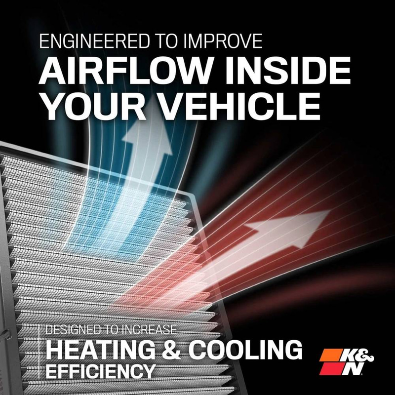 K&N | Washable Cabin Air Filter for Mazda Vehicles (2012-2025)