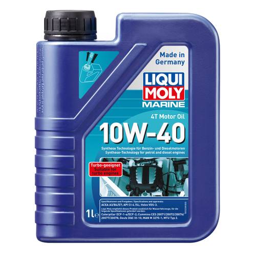 Liqui Moly | Marine 4T 10W-40 Synthetic Technology Motor Oil - 1L