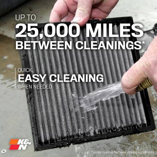 K&N | Washable Cabin Air Filter for Mazda Vehicles (2012-2025)