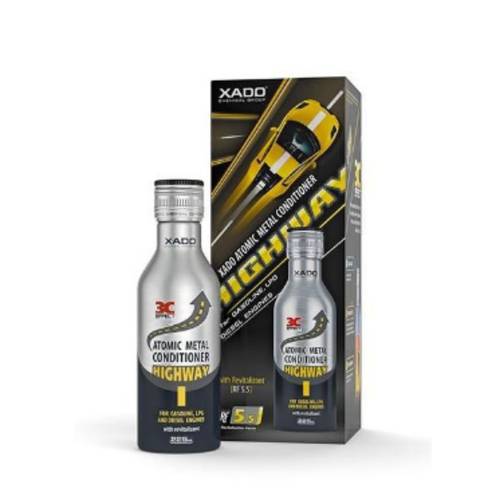 XADO Highway - Atomic Metal Conditioner with 1st Stage Revitalizant For Highway (Bottle, 225 ml)