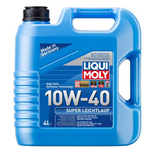 Liqui Moly | Super Leichtlauf Synthetic Technology 10W-40 Motor Oil - 4