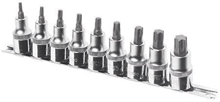 JTC | 9-Piece 1/2-Inch Drive Star Socket Bit Set