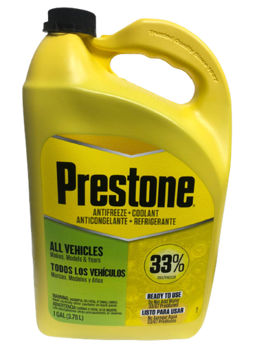 Prestone | All Vehicles Antifreeze + Coolant Green AF2030 33%  - 3.78 Liters