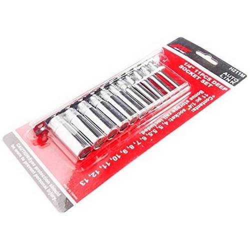JTC 1/4 11PCS DEEP SOCKET SET 