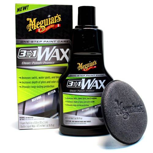 MEGUIARS 3-IN-1 WAX  G191016  16 OZ