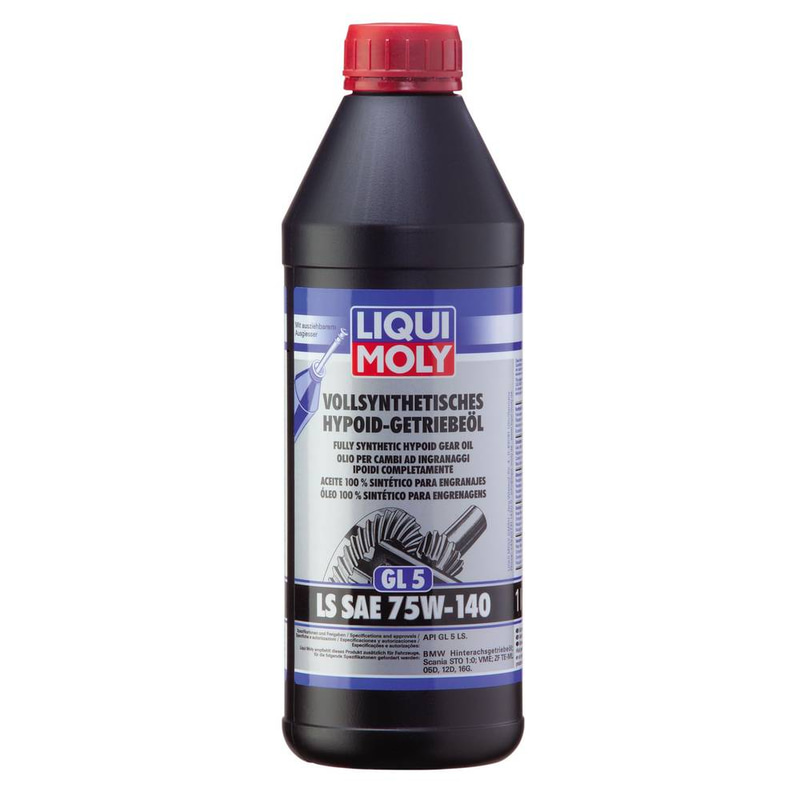 Liqui Moly | Fully Synthetic Hypoid Gear Oil GL-5 SAE 75W-140 - 1 Liter