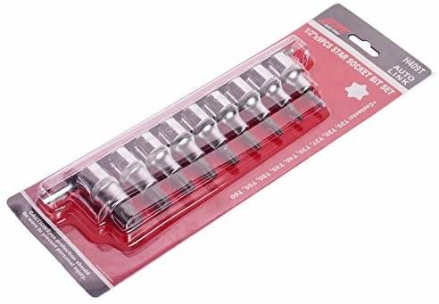 JTC | 9-Piece 1/2-Inch Drive Star Socket Bit Set