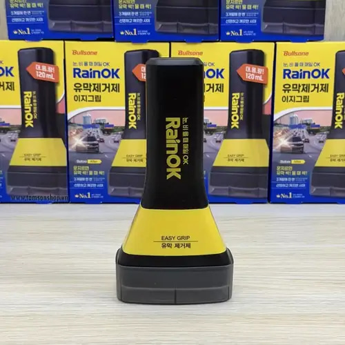 BULLSONE OIL FILM REMOVER EASY GRIP 120ML/يعمل على توضيح الروية في الزجاج