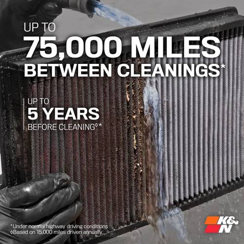 K&N | High-Performance Engine Air Filter for Isuzu and Mazda (2012-2025)