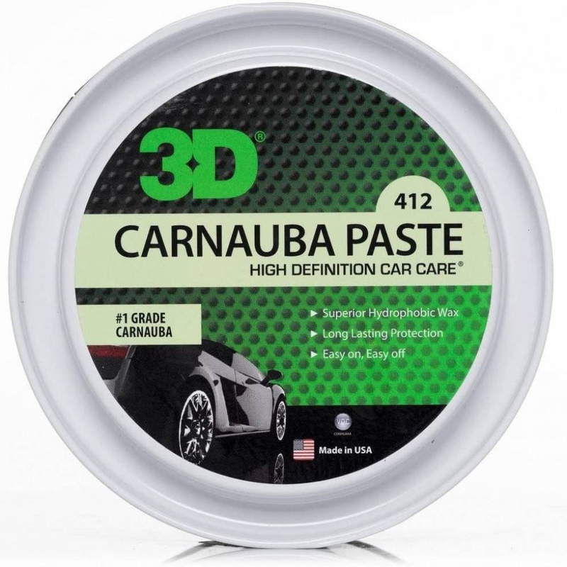 3D CARNAUBA WAX #412   11OZ 0.33LT