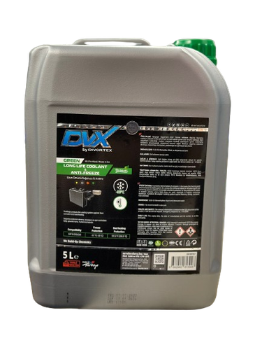 DVX | Long Life Coolant & Anti-Freeze - Green (9157)- 5L